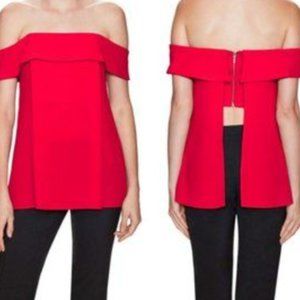 NWT Nicholas Off the Shoulder Blouse (Crepe Shoulder Band)